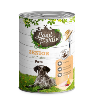 Artikelbild des Artikels “LandPartie Hund Adult 6x800g Dosen mit Pute “